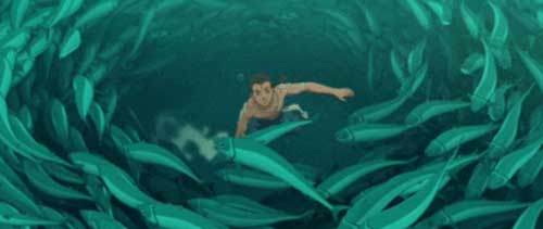 梦见被很多大鱼追