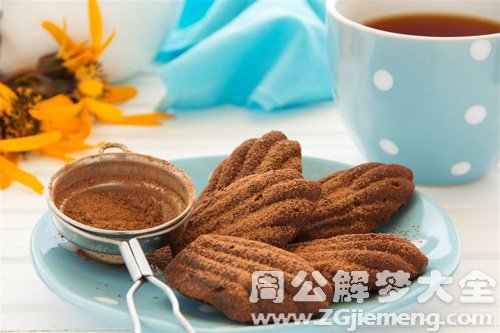 梦见巧克力饼干