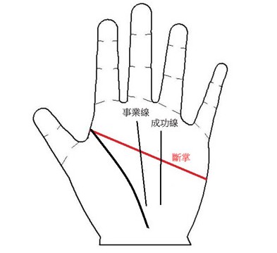 男女断掌手相图解大全 男女断掌手相图解大全