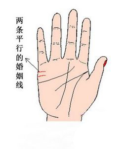 手相,婚姻线