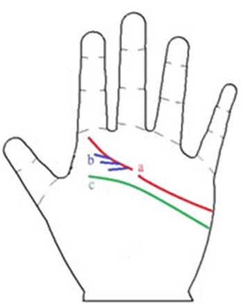 悲惨的爱情,手相看爱情,爱情悲惨手相