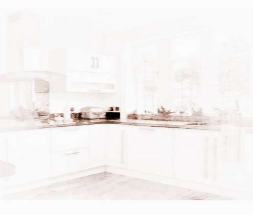 厨房灶台摆放位置