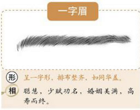 一字眉 一字眉